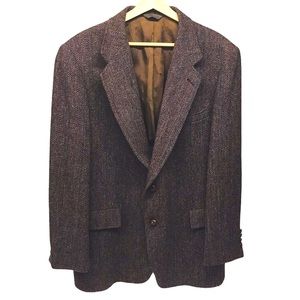 Vintage Harris Tweed Blazer 42R by Kuppenheimer